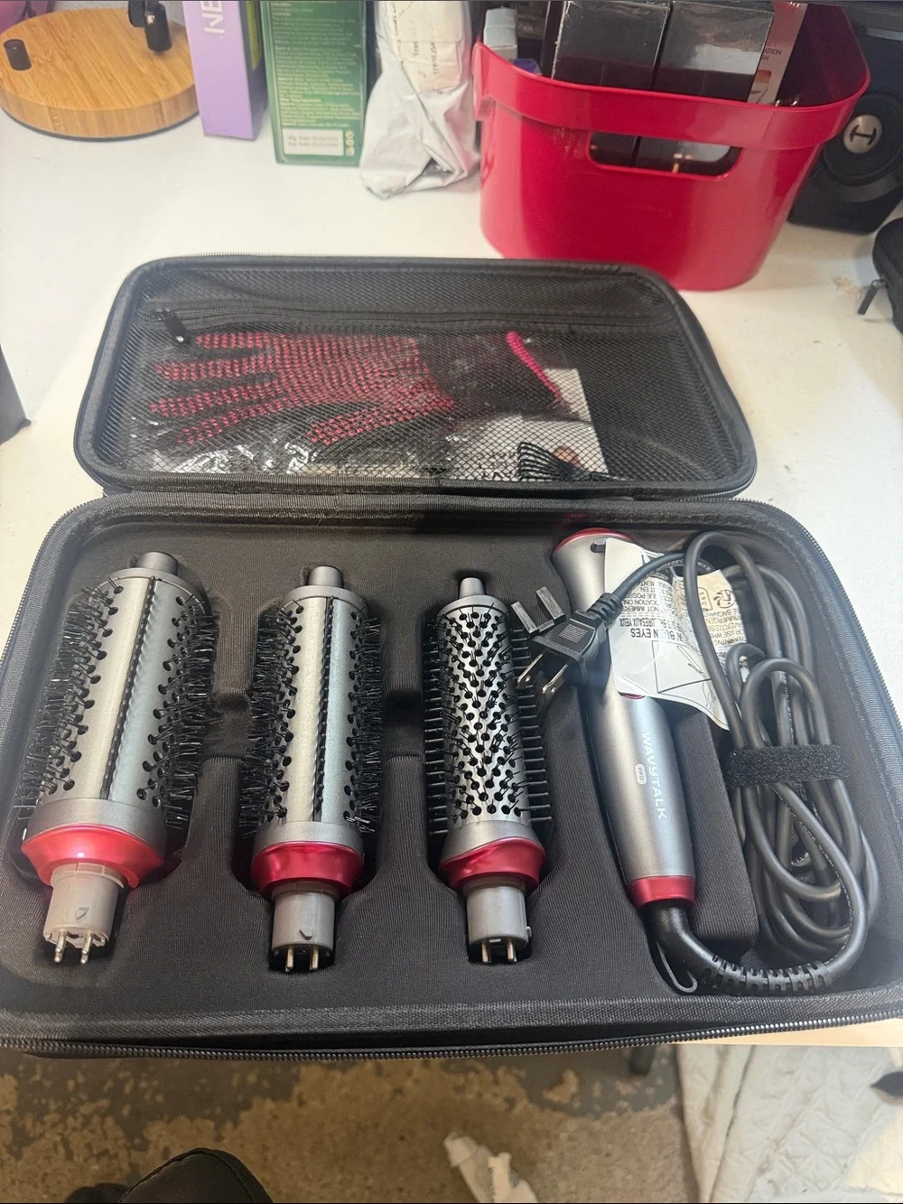 WAVYTALK Pro Thermal Brush Set - Pink/Black